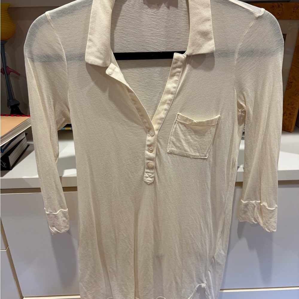 Ella Moss Cream Top